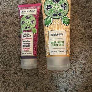 Human+Kind Hand Scrub and Body Soufflé Set